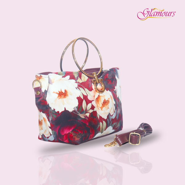 Handstitched Bloom Purse